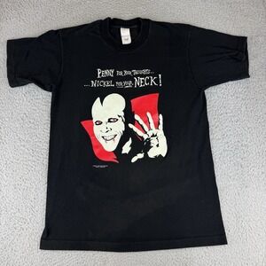 90s Movie Dracula Bram Stokers Black T Shirt Single Stitch Halloween Promo Large